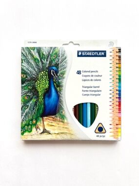 Staedtler Colored Art Pencils 48 Triangular Barrel Arts & Crafts Artist
